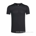Men Short Sleeve Running Training Tights T Shirt